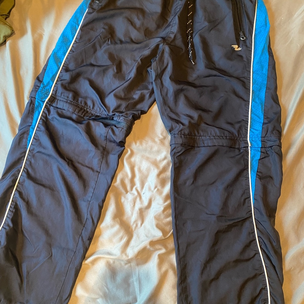 Athletic Works Navy and Black Track Pants